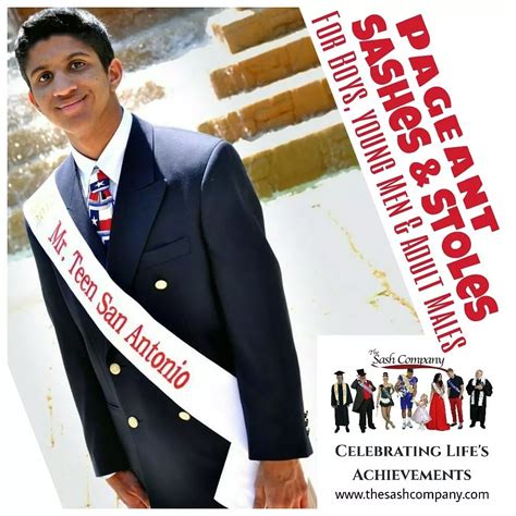 sash for male pageant